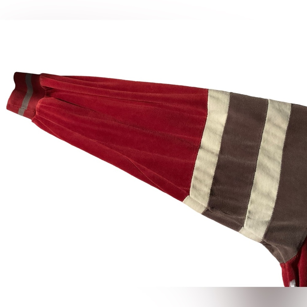 ** Christian Dior L E Connaisseur Red Velvet Jacket/ Sweater - Picture 10 of 13